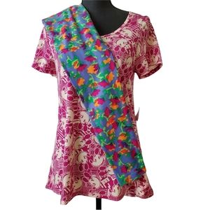 LuLaRoe Disney Minnie Mouse Classic Tee & floral print leggings set